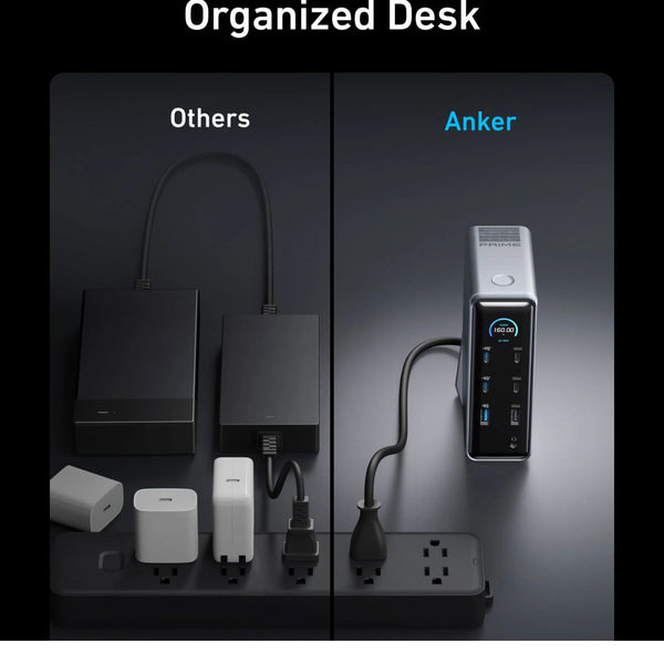 ANKER Prime Charging Docking Station (14-in-1, Dual Display, 160W) A83B62A1