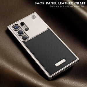 Samsung Leather Metal Frameless Aromatherapy MagSafe Case