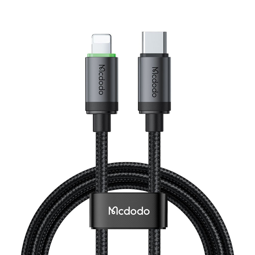 MCDODO CA-4820 36W USB-C to Lightning Cable with Charging Light 1m