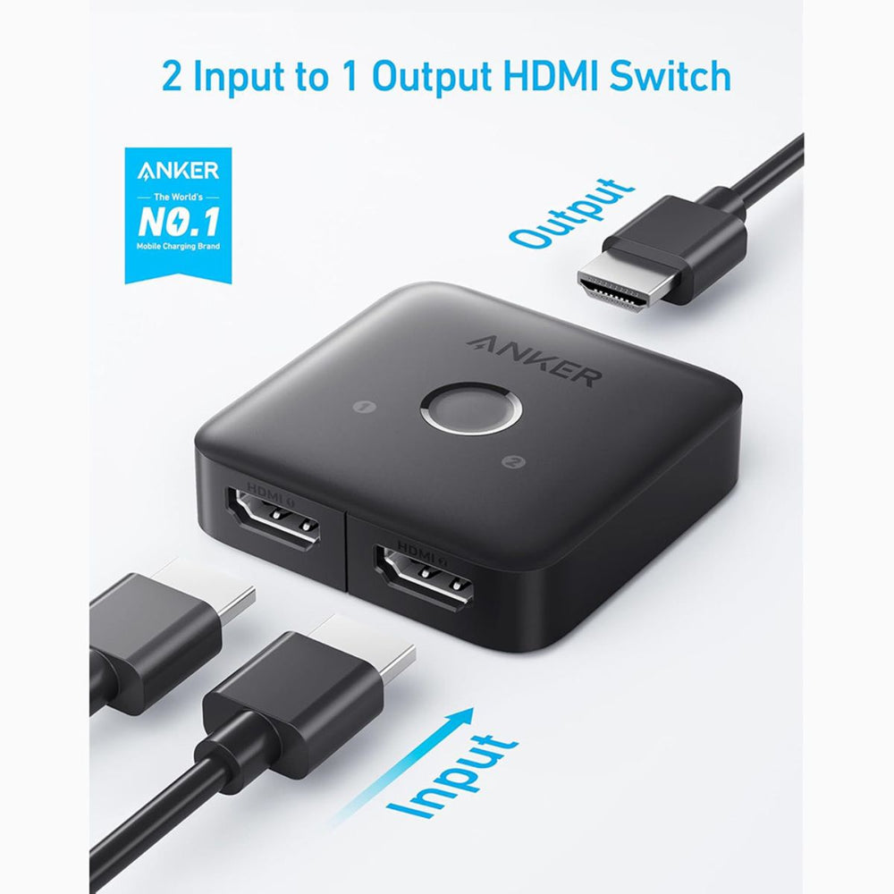 ANKER HDMI Switch (2 in 1 out) A83H10A1