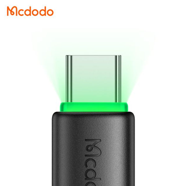 MCDODO CA-4770 65W Type-C to Type-C Data Cable with LED Light 1.2m