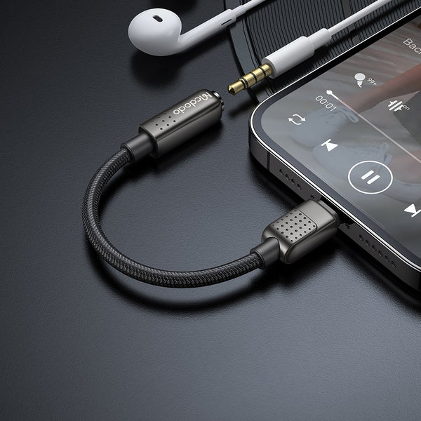 MCDODO CA-5010 Lightning to 3.5mm AUX Cable 0.11m