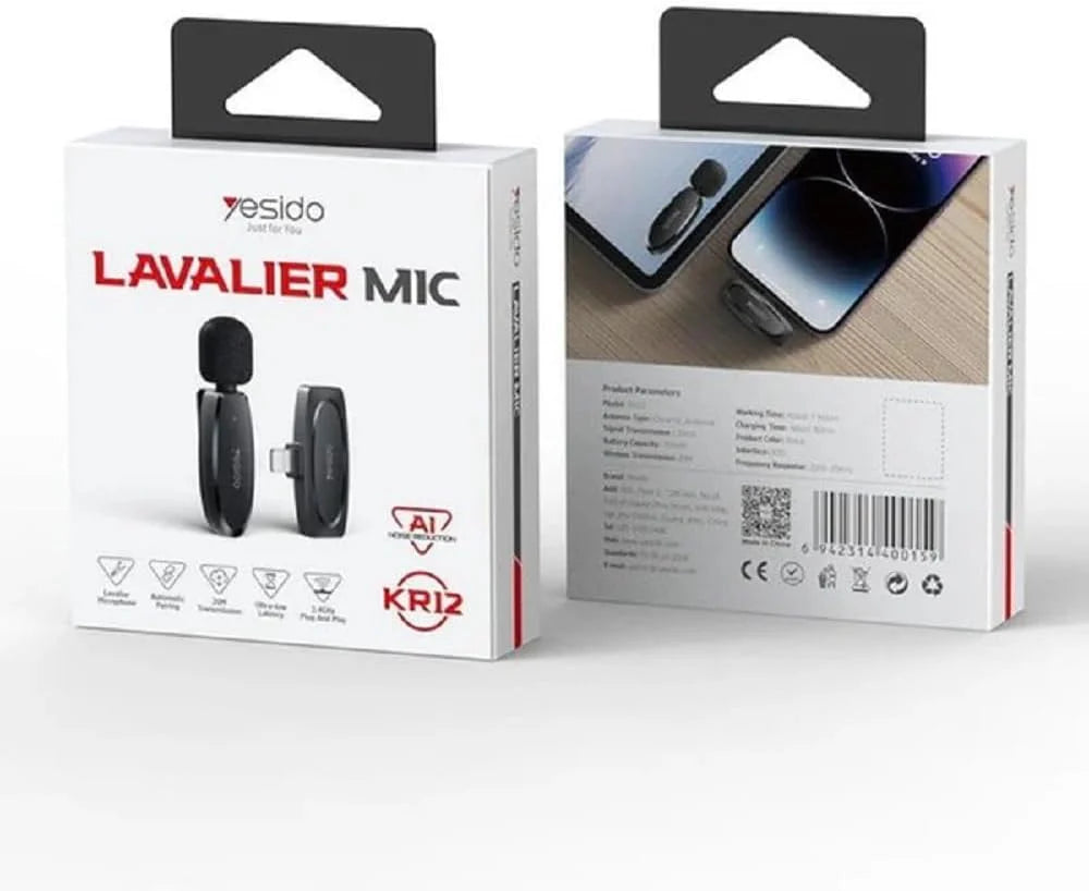 Yesido KR12 Wireless Single Microphone Connector