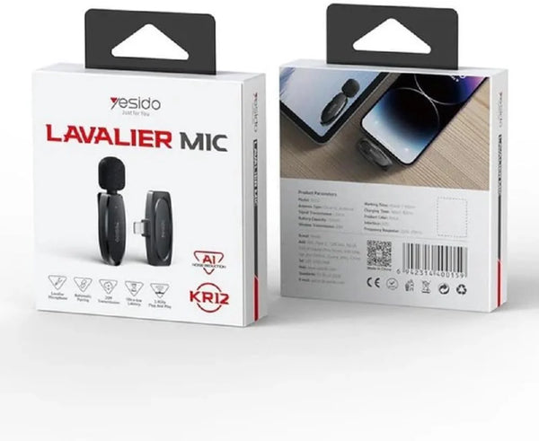 Yesido KR12 Wireless Single Microphone Connector