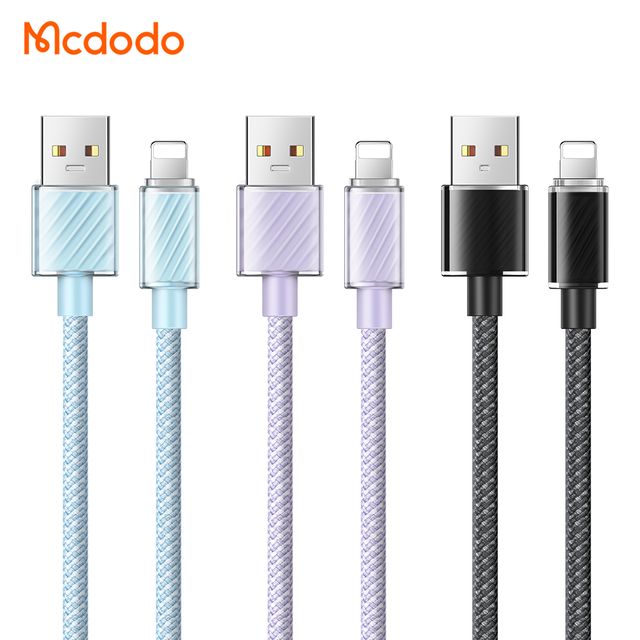 MCDODO CA-3640 Lightning Transparent Data Cable 1.2m