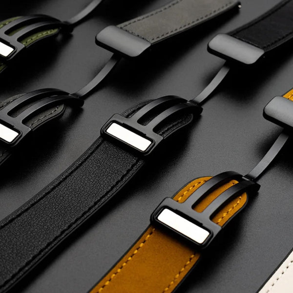 Magnetic Leather Apple Watch Band