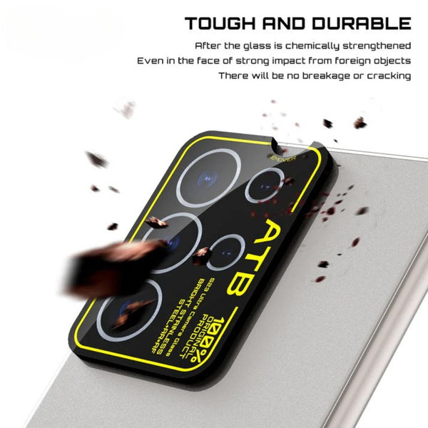 ATB Rogers Series CD Pattern Eagle Eye Metal Lens Sticker - ATB Plate