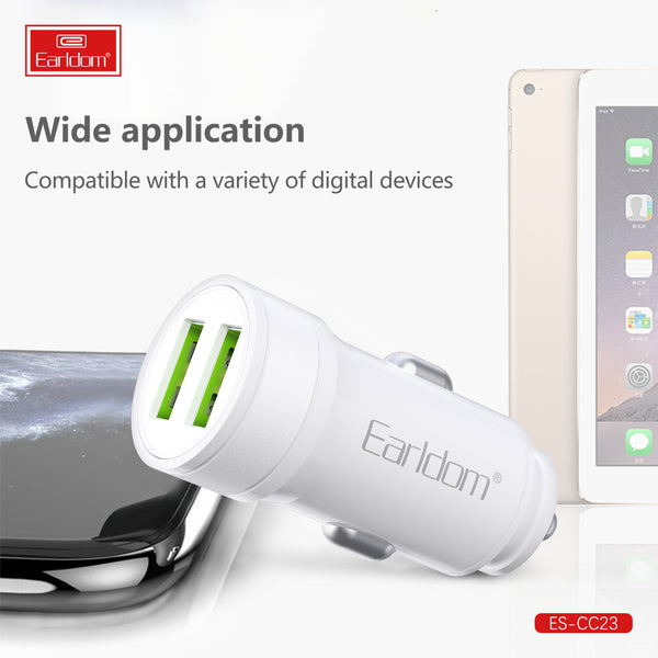 Earldom ES-CC23 Car Charger With Cable