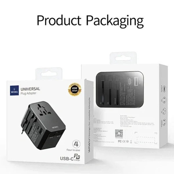 WiWU 45W Fast Charger Universal Adapter UA-304