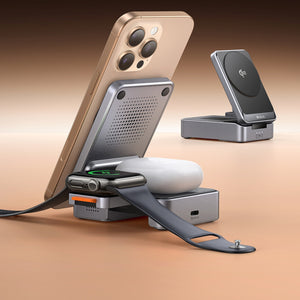 MCDODO CH-5190 MagQ Qi2 Foldable 3 in 1 Magnetic Wireless Charging Station