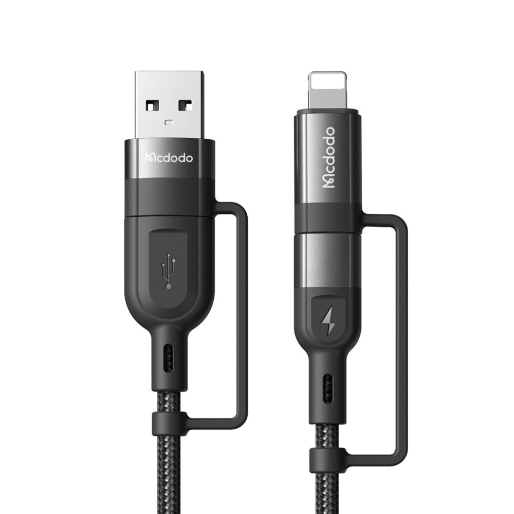 MCDODO CA-8070  4 in 1 60W Fast Charge Data Cable 1.2m