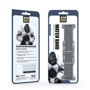 ATB Ocean Double Button Silicone Apple Watch Band