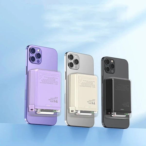 LENYES Power Bank 10000mAh with Fast & Wireless Charging PW127D