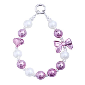 PICOCICI Stremer Bow Peach Mobile Charm