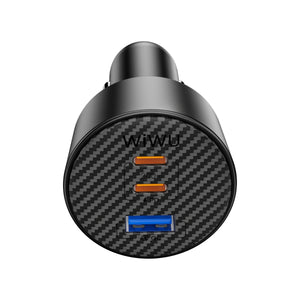 WIWU 200W Triple‑Port Car Charger