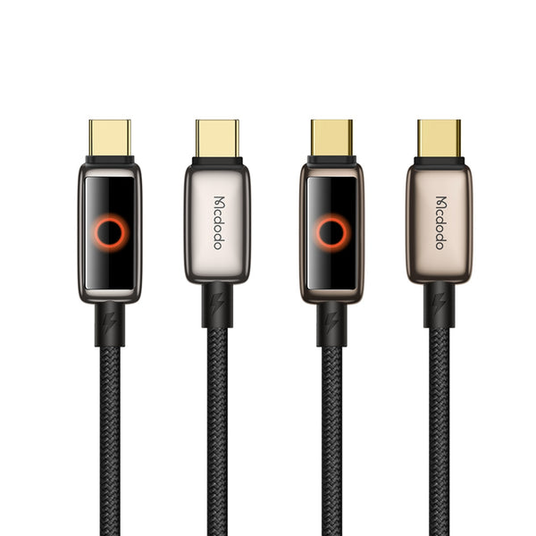 MCDODO CA-6670 Auto Power Off  with Breathing Light LED Display Data Cable
