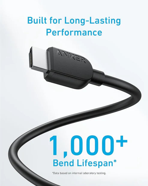 Anker HDMI Adapter Cable 8K@60Hz, HDMI to HDMI Cord