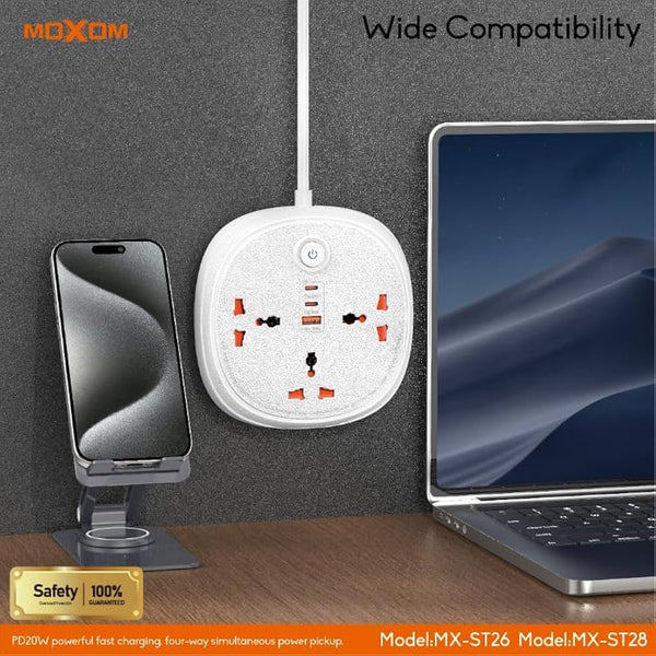 MOXOM MX-ST28 Power Strip 3m
