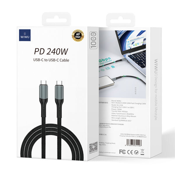 WIWU WI-C036 TunderBolt Type-C 240W Pd Cable