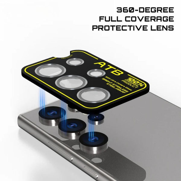 ATB Rogers Series CD Pattern Eagle Eye Metal Lens Sticker - ATB Plate