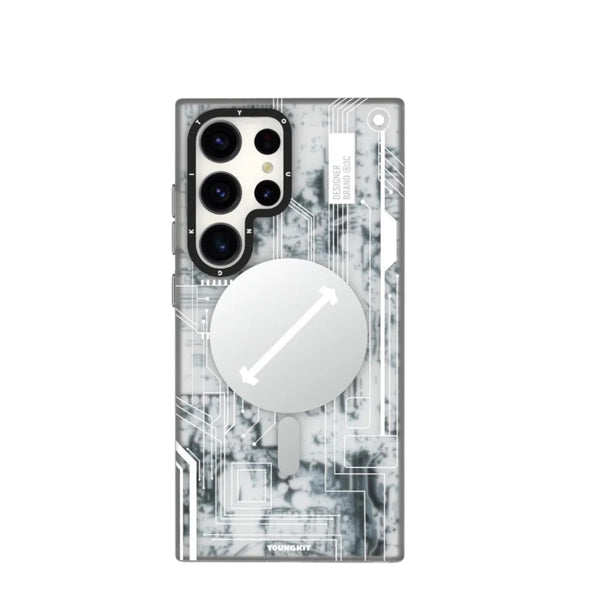 YOUNGKIT Samsung Technology Futuristic Circuit Board Case