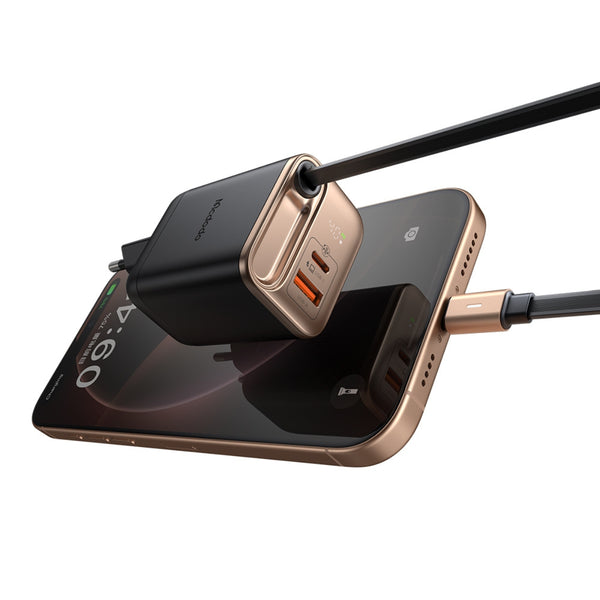 MCDODO CH-4280 40W Digital Display GaN Charger Built-in 65cm retractable