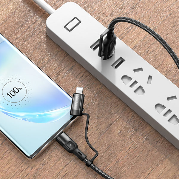 MCDODO CA-8070  4 in 1 60W Fast Charge Data Cable 1.2m