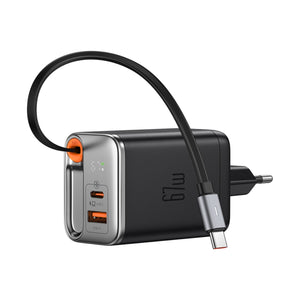 MCDODO CH-4100 67W Digital Display GaN Charger Built-in 65cm retractable