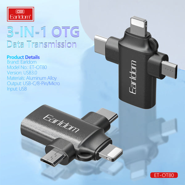 Earldom ET-OT80 3 IN 1 OTG