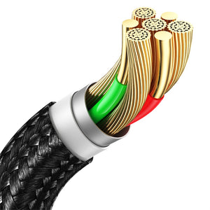 USAMS SJ727 240W Aluminum Alloy Data Cable Type-C To Type-C - SY Series 1.2M