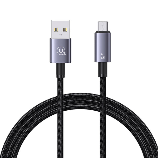 USAMS US-SJ668 Micro 2A Aluminum Alloy Fast Charging & Data Cable-Sufeng Series 1.2M