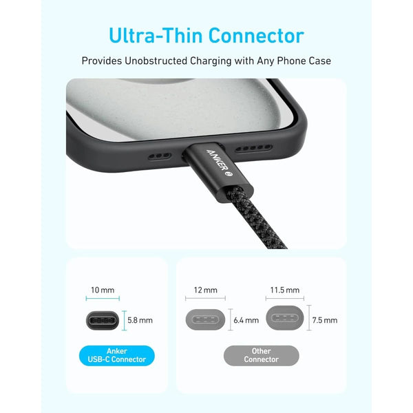 ANKER ZOLO USB-C to USB-C Cable (240W) A8060H11