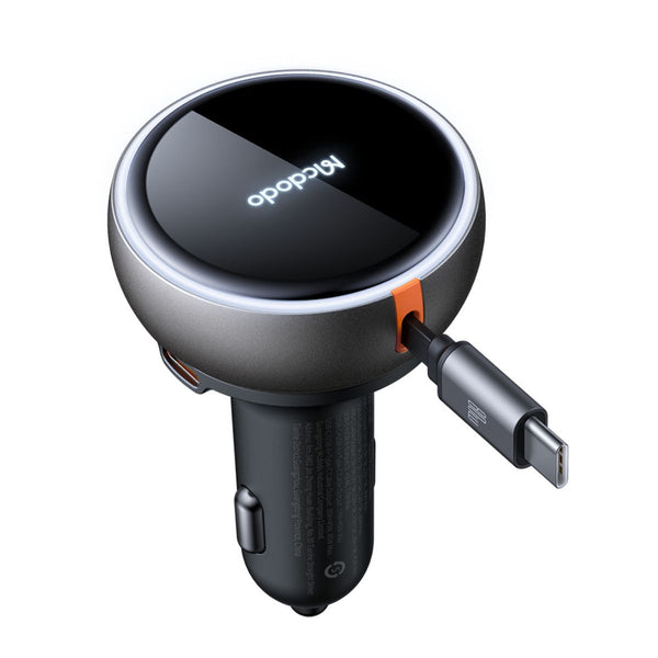 MCDODO CC-4850 80W Car Charger Built-in 80cm Retractable Cable