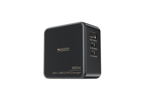 Yesido YC42 GaN 3 Ports Charger 3 in 1 Replicable charging plug 65W Mini Fast Charger