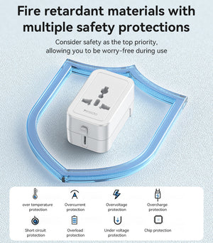 Yesido MC32 1380W High Power Multi-national Standard Plug