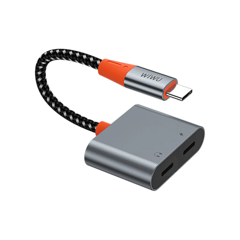 WIWU Type-C to Dual Type-C  Audio Adapter LT11