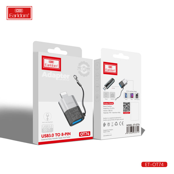 Earldom ET-OT74 USB to Lightning Adapter