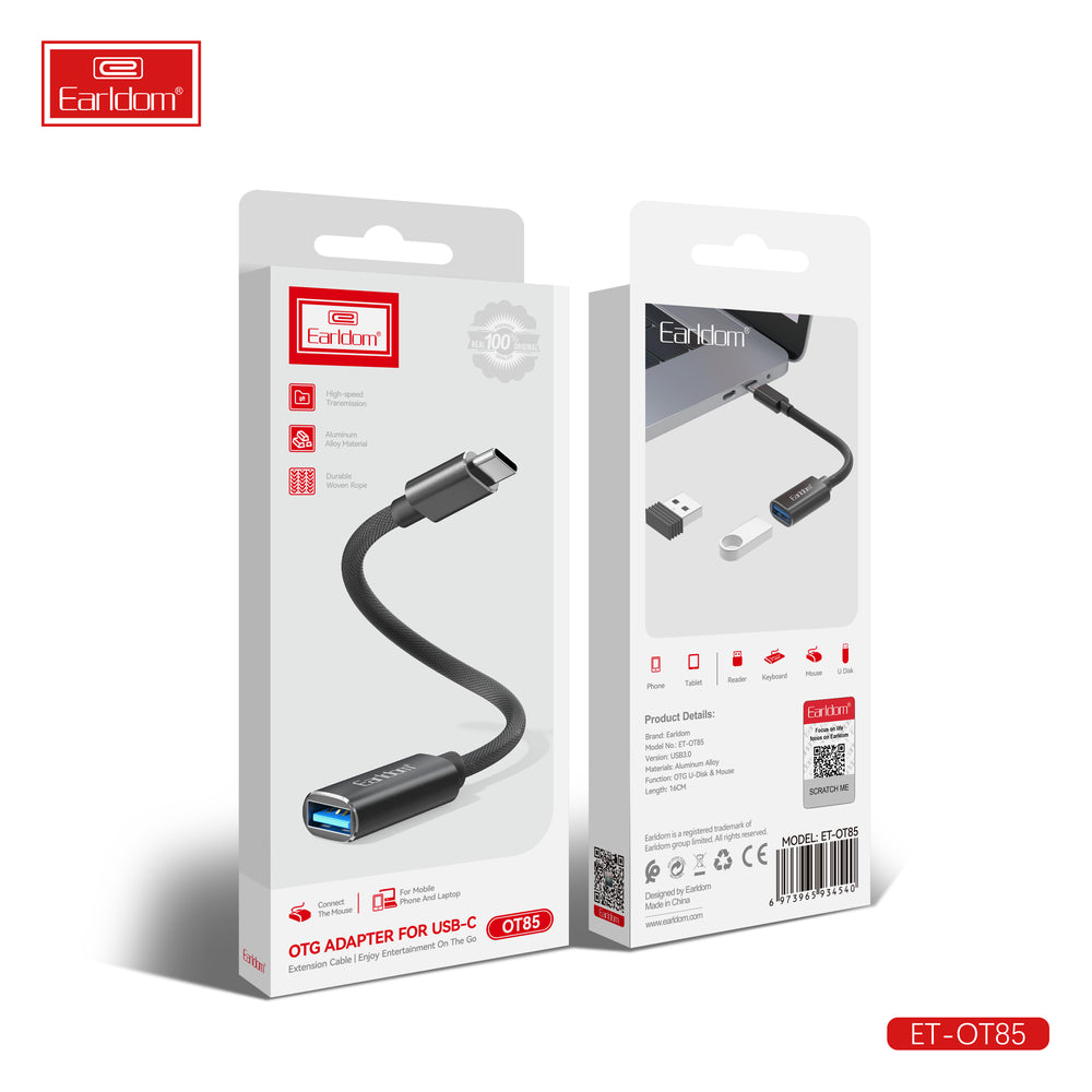 Earldom ET-OT85 USB to Type-c OTG Adapter