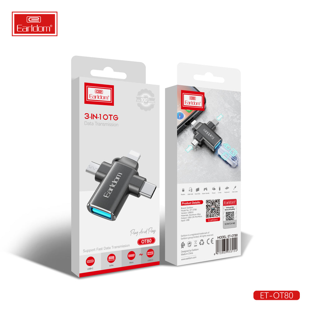 Earldom ET-OT80 3 IN 1 OTG
