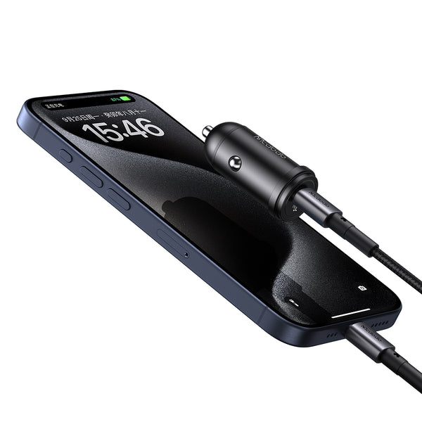 MCDODO CC-7492 30W PD Car Charger With Lightning Cable