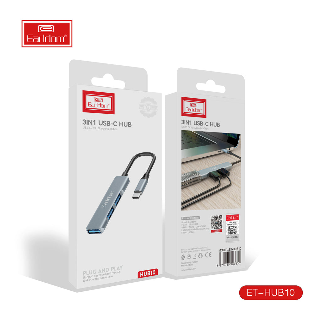 Earldom ET-HUB10 Type-C OTG HUB
