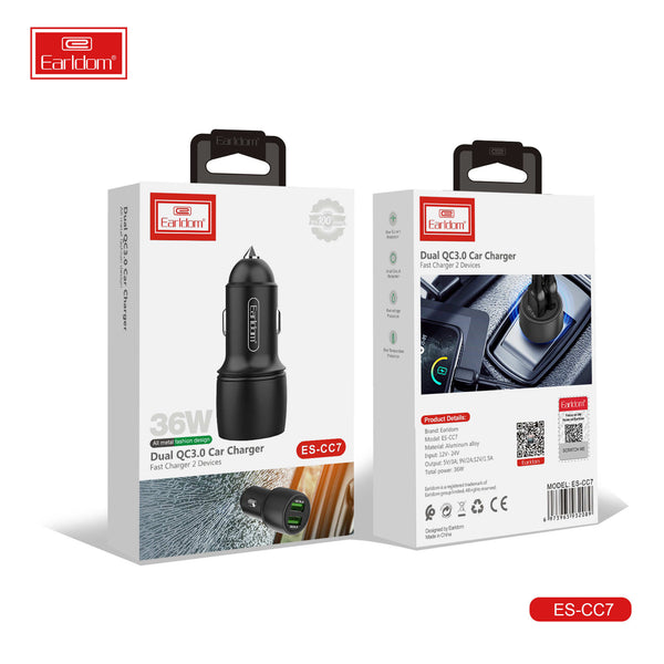 Earldom ES-CC7 Dual USB Car Charger
