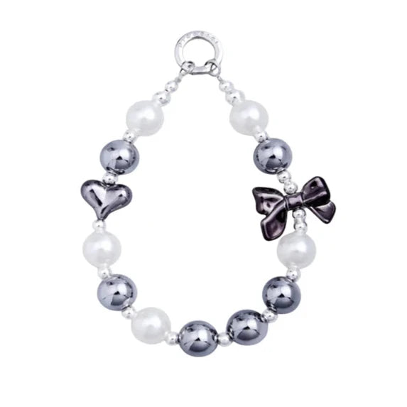 PICOCICI Stremer Bow Peach Mobile Charm