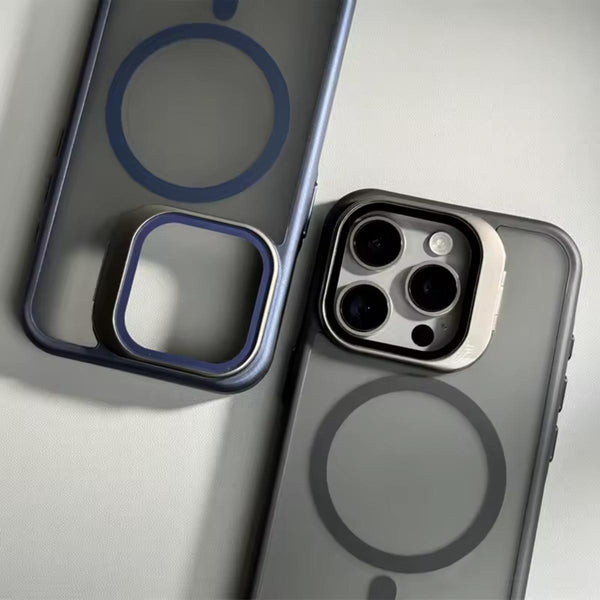 غلاف زاوية آيفون مع قاعدة ماغسيف