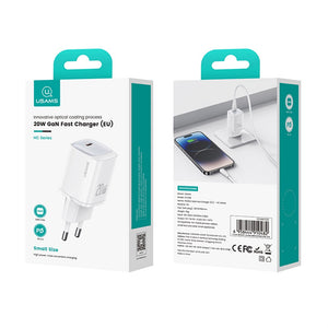 USAMS CC248 20W 1C GaN Fast Charger (EU) - HC Series