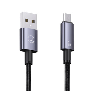USAMS US-SJ668 Micro 2A Aluminum Alloy Fast Charging & Data Cable-Sufeng Series 1.2M