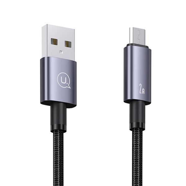 USAMS US-SJ668 Micro 2A Aluminum Alloy Fast Charging & Data Cable-Sufeng Series 1.2M