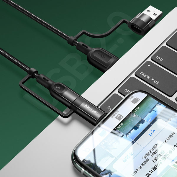 MCDODO CA-8070  4 in 1 60W Fast Charge Data Cable 1.2m