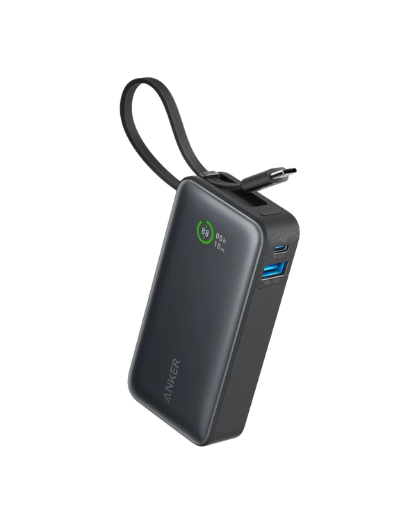 Anker Nano Power Bank (30W, Built-In USB-C Cable) 10000mAh