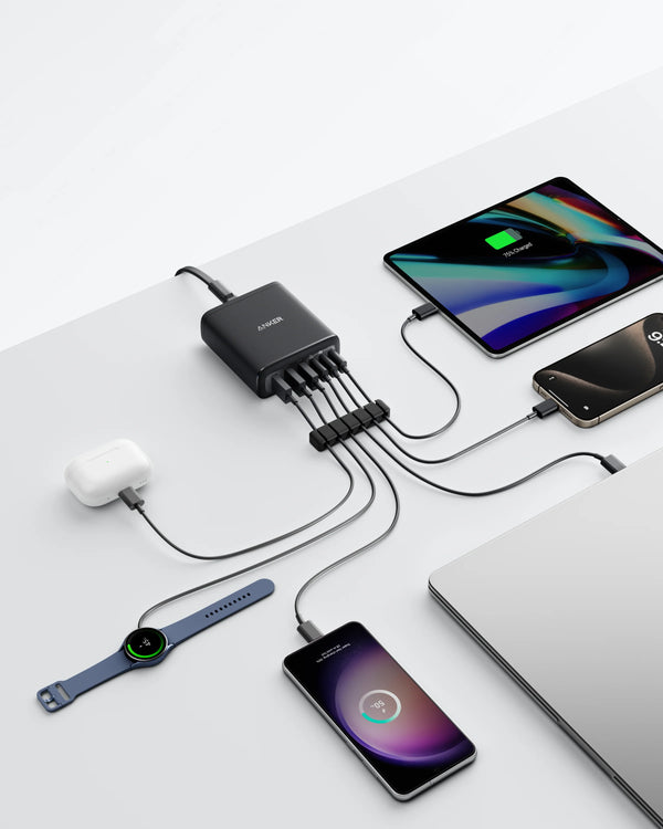 Anker Charger 112W, 6 Ports GaN Charger